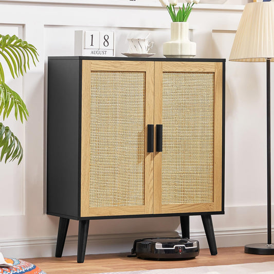 Storage Cabinet with Adjustable Shelf & Doors