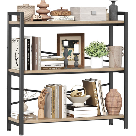 Light Coffee 3 Tier Bookshelf