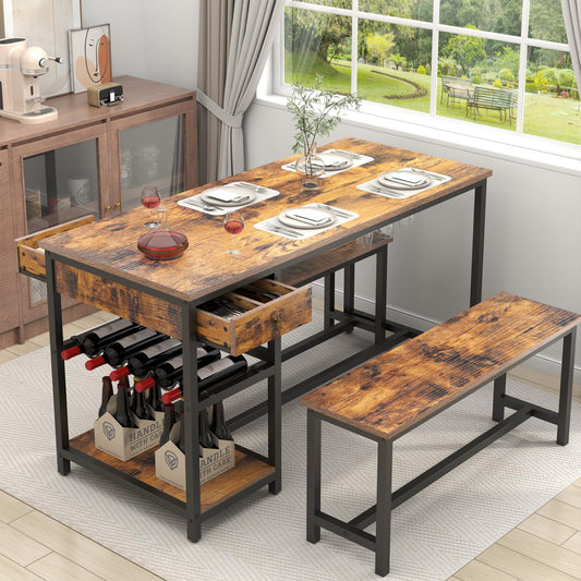Brown Dining Table Kitchen