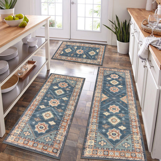 Blue/Coffee Rugs