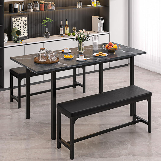 Black Extendable Kitchen Table