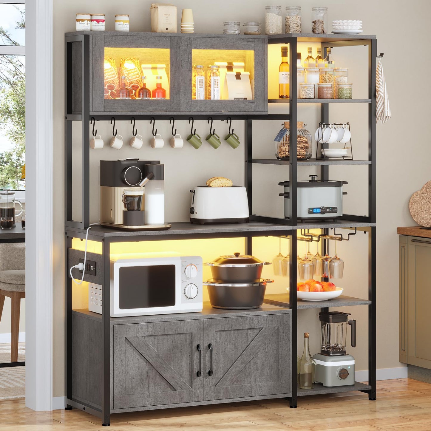 Grey Kitchen Rack