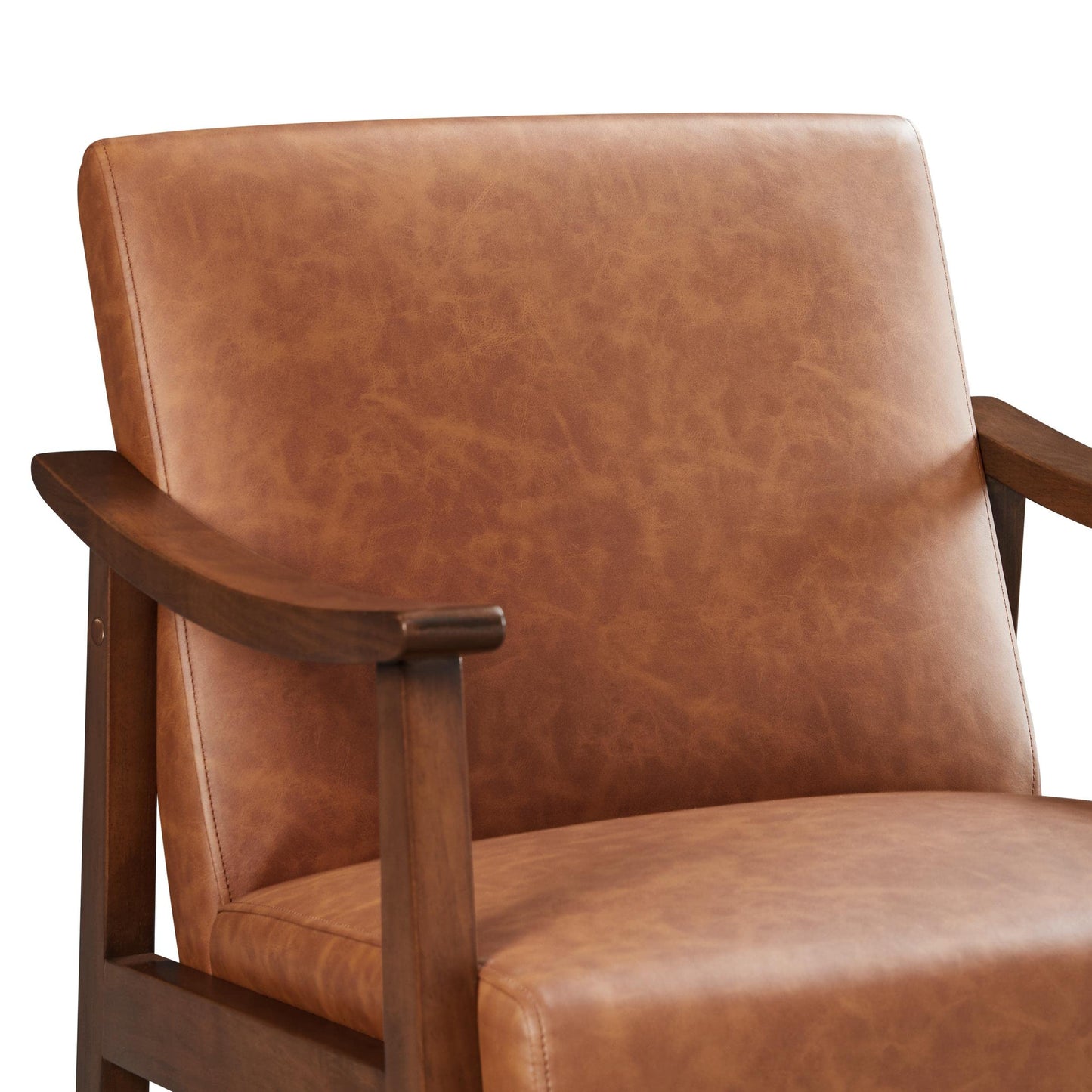 PU Leather Accent Chair