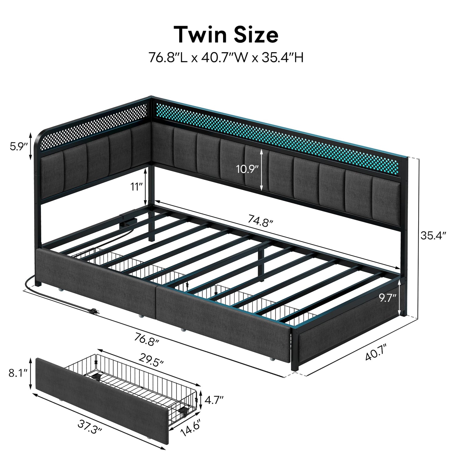 Twin Corner Daybed
