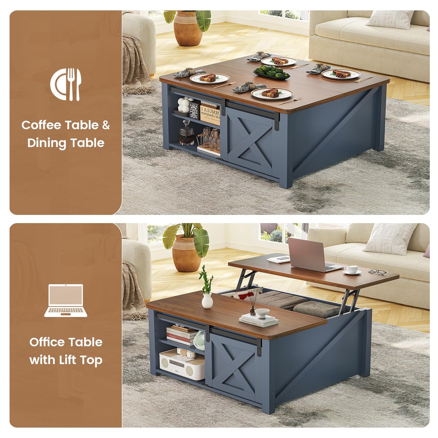 31.5" Lift Top Coffee Table
