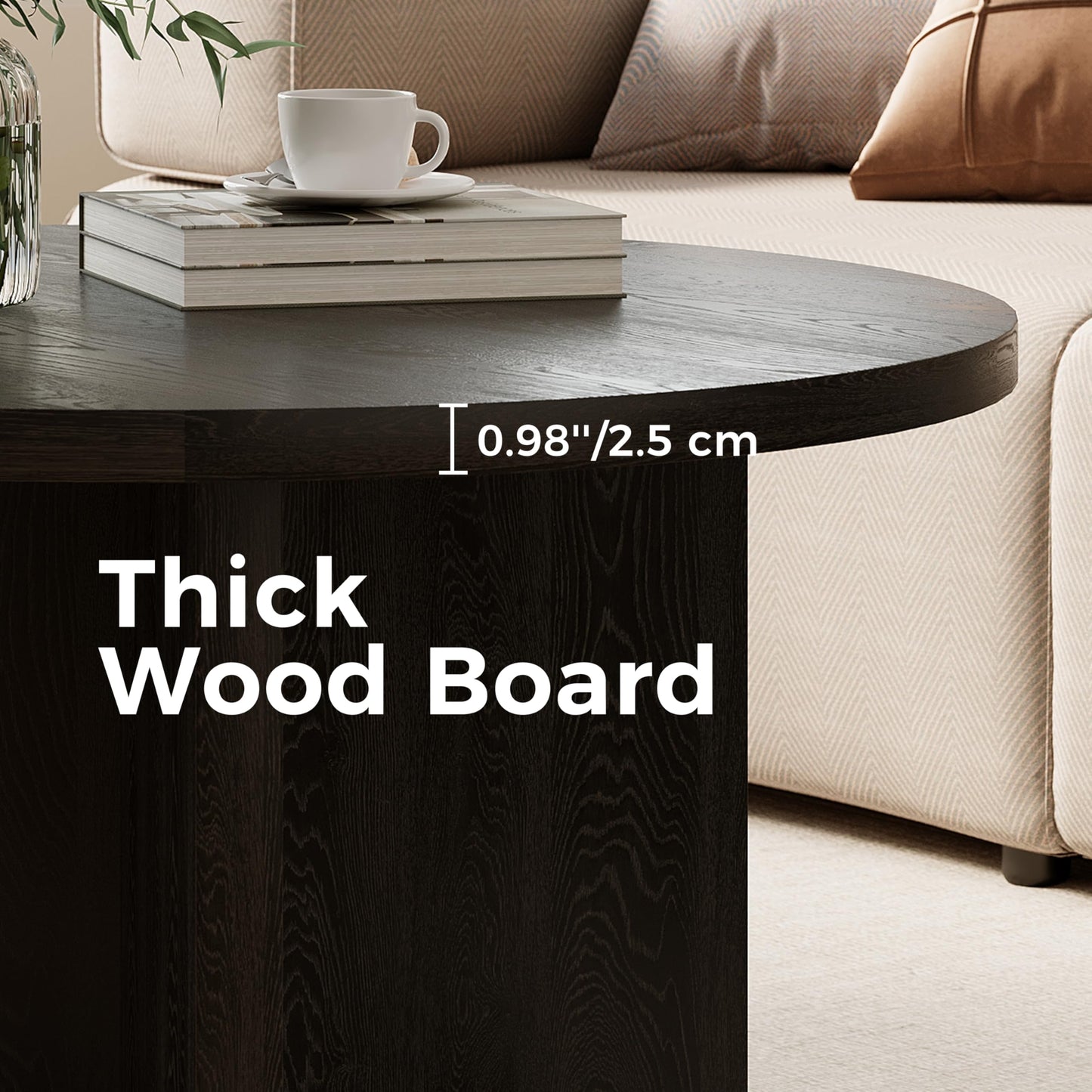 27.5'' Minimalist Modern Coffee Table