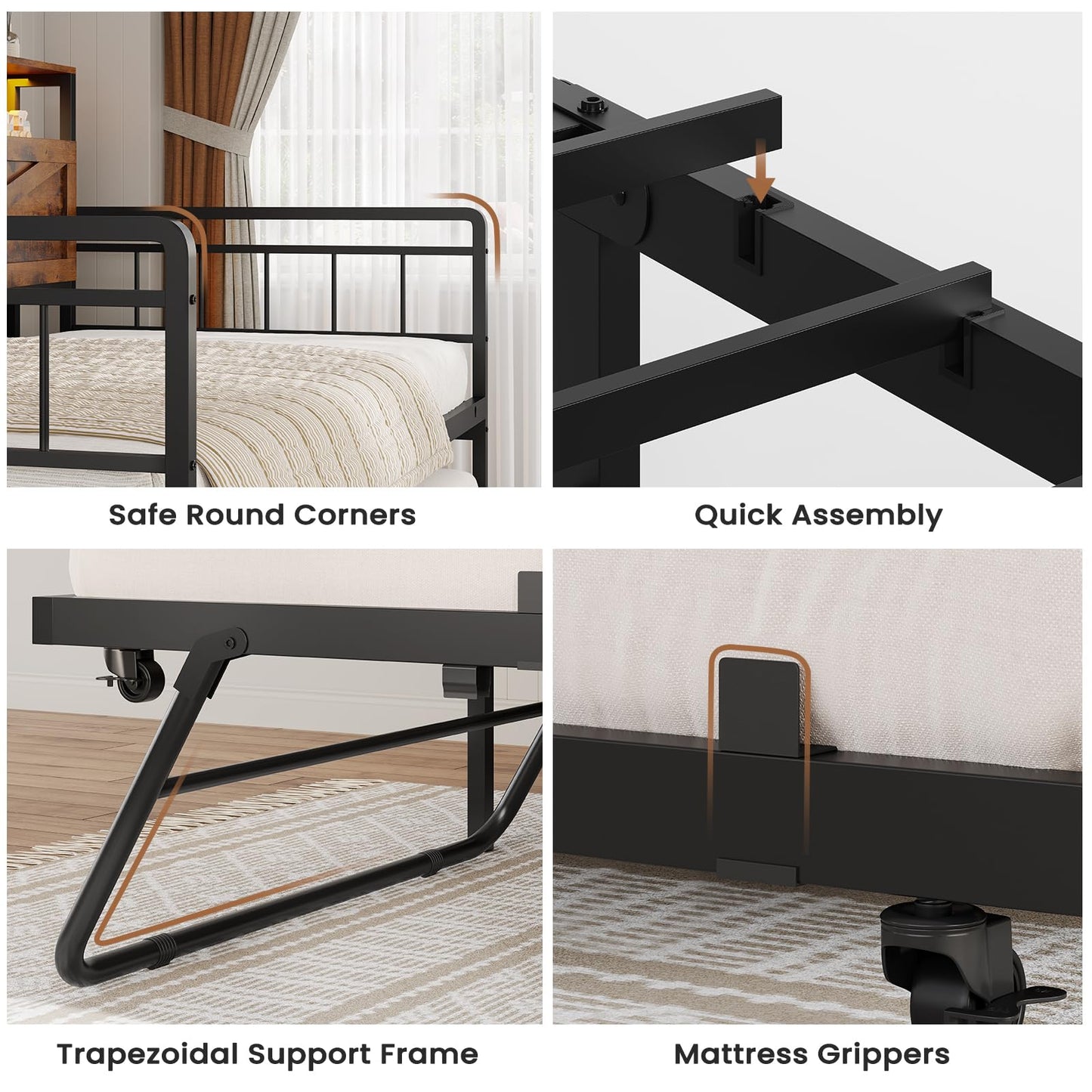 Day Bed with Trundle Bed Twin