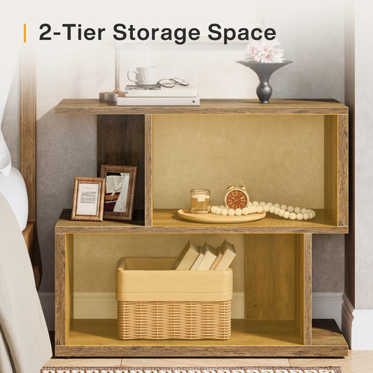 31.5-Inch Narrow Console Table with 2-Tier Storage