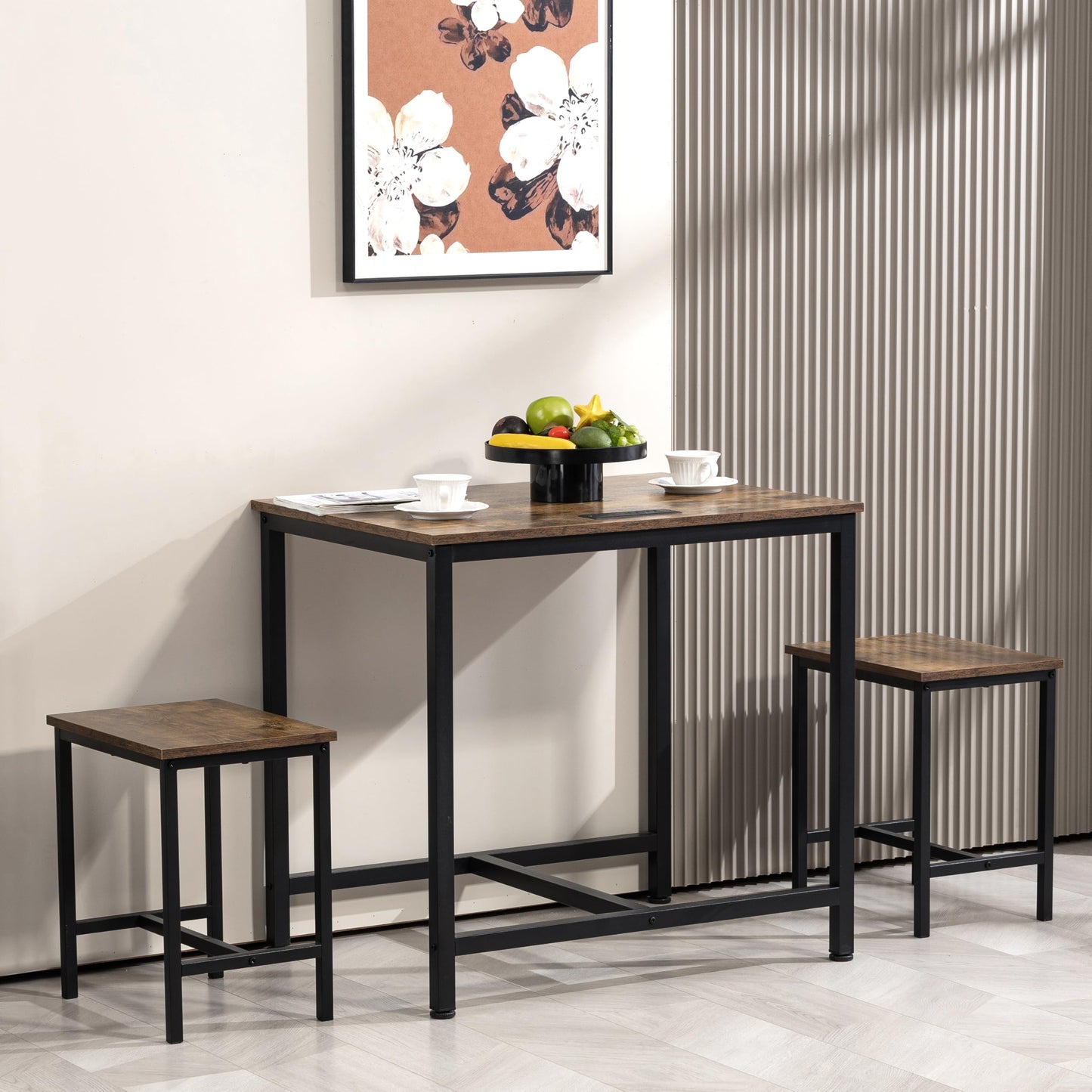 Dining Table with LED Lights