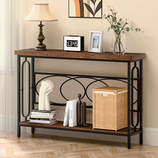 Entryway Console Table - 2 Tier Sofa Table
