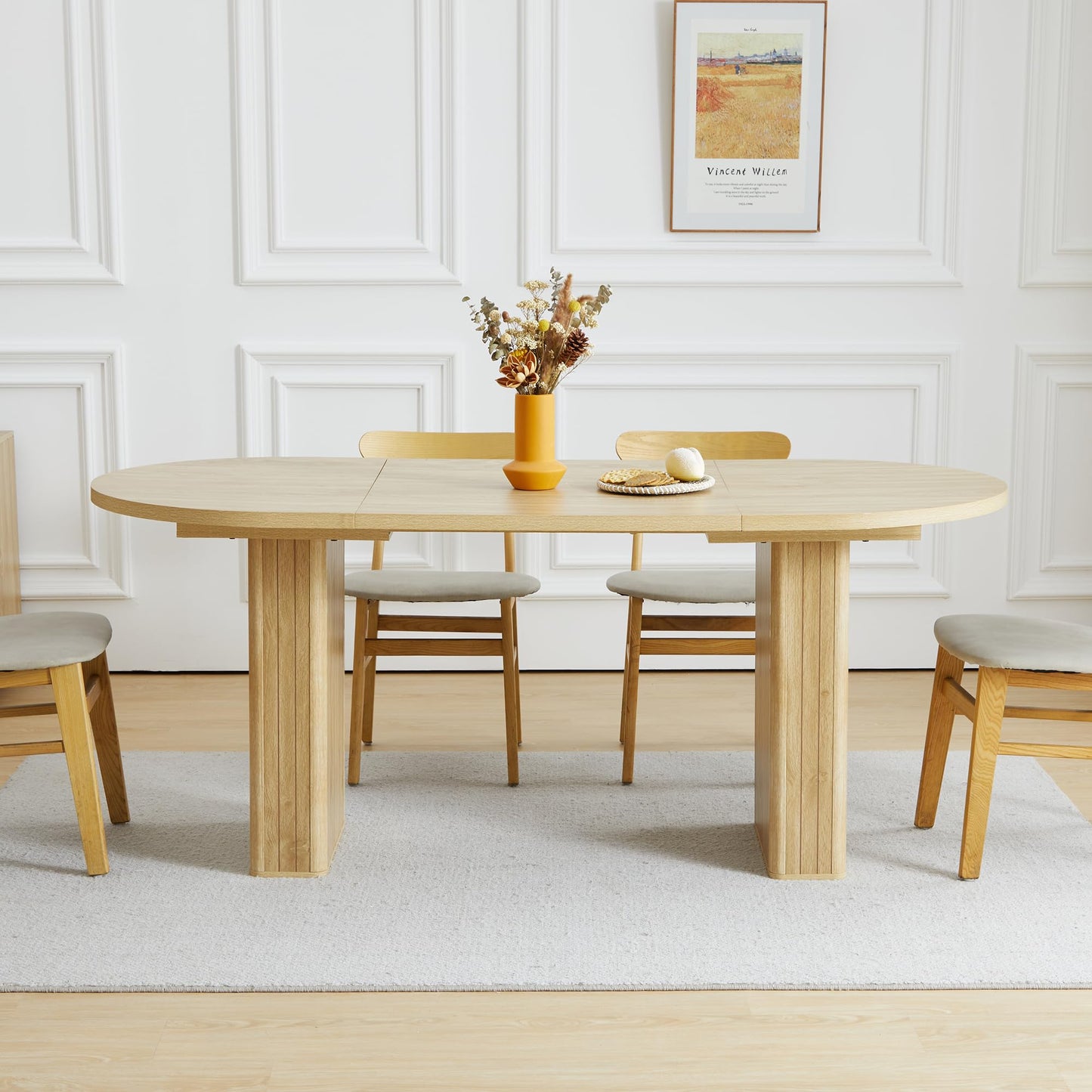 Natural  Kitchen Dining Table