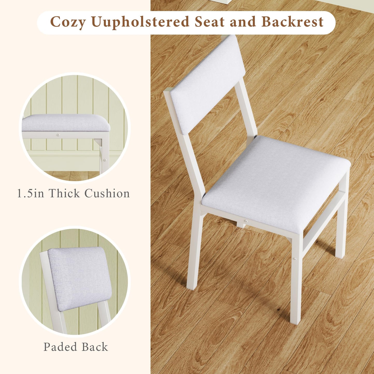 White Dining Table Set