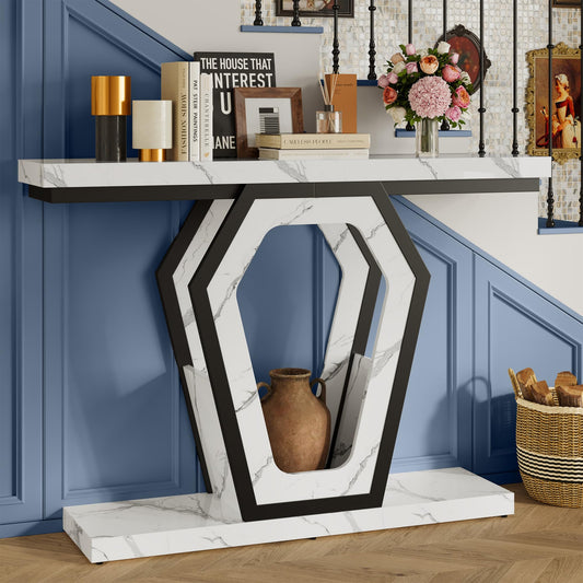 Openwork Bracket Sofa Table