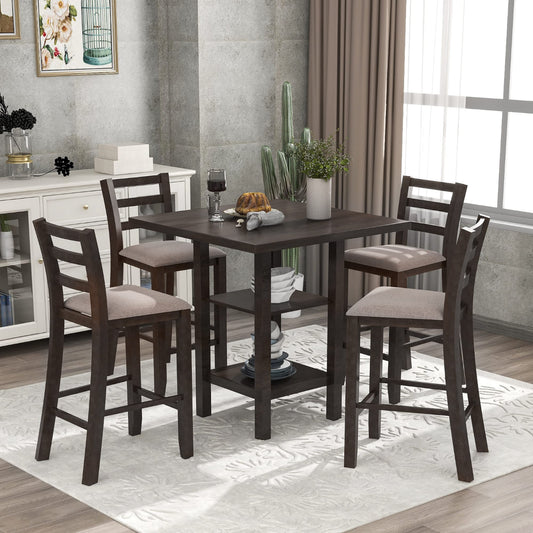 Modern Counter Height Dining Table Set