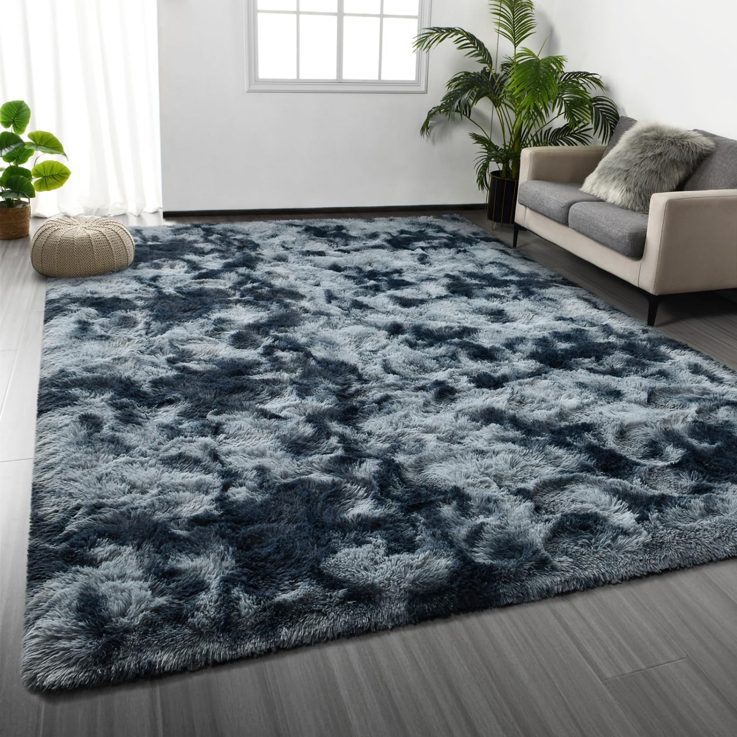 Blue Grey Area Rugs