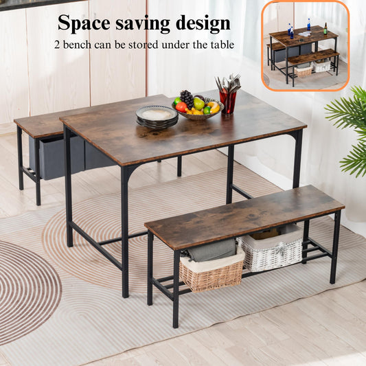Vintage Brown Dining Table