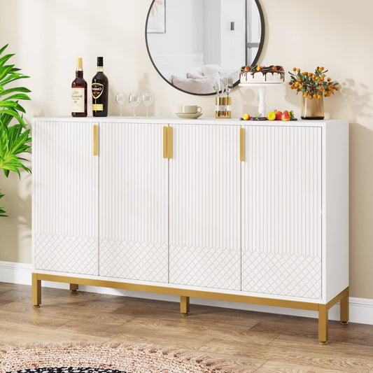59 Inch Luxury Buffet Cabinet with Storage