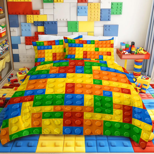 3 Piece Funny Toy Comforter Set