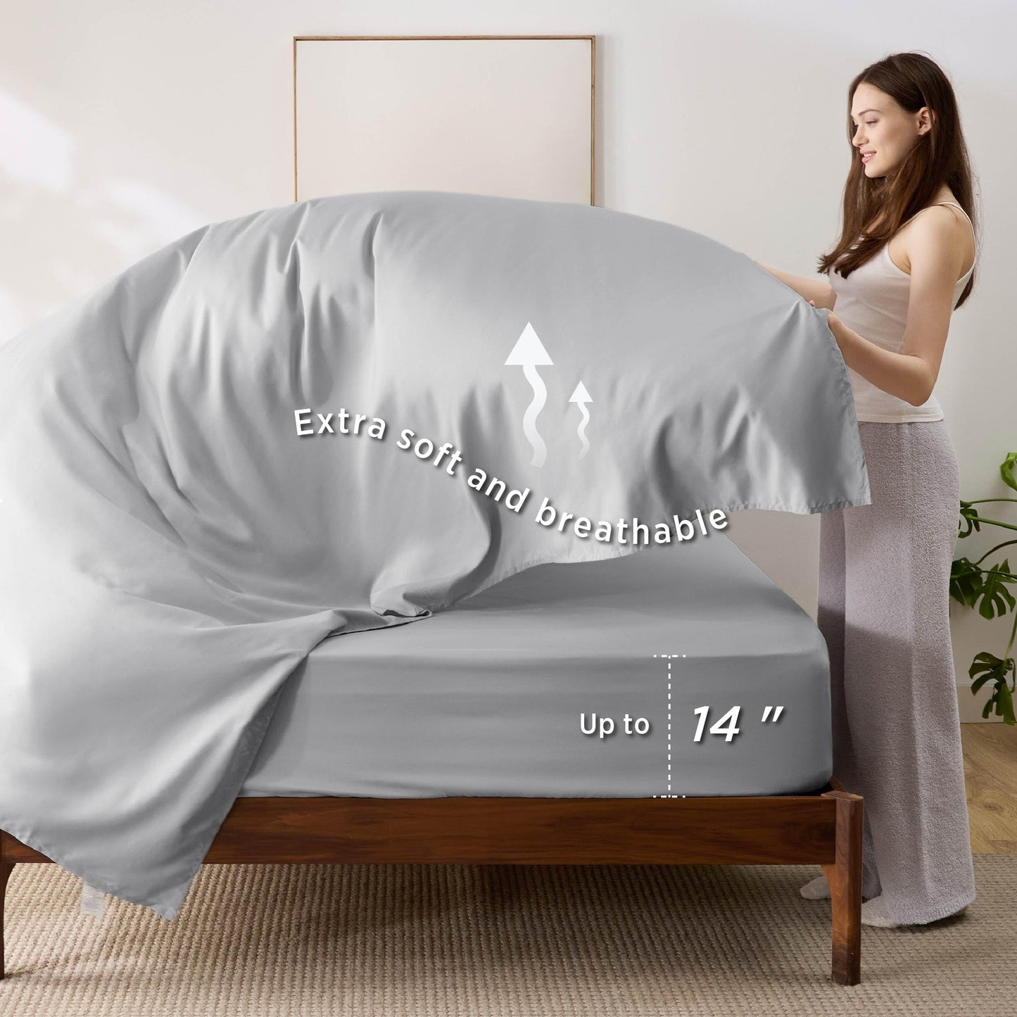 7 Pieces Reversible Comforter Set - Queen