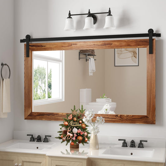 Farmhouse Barn Door Wall Mirror