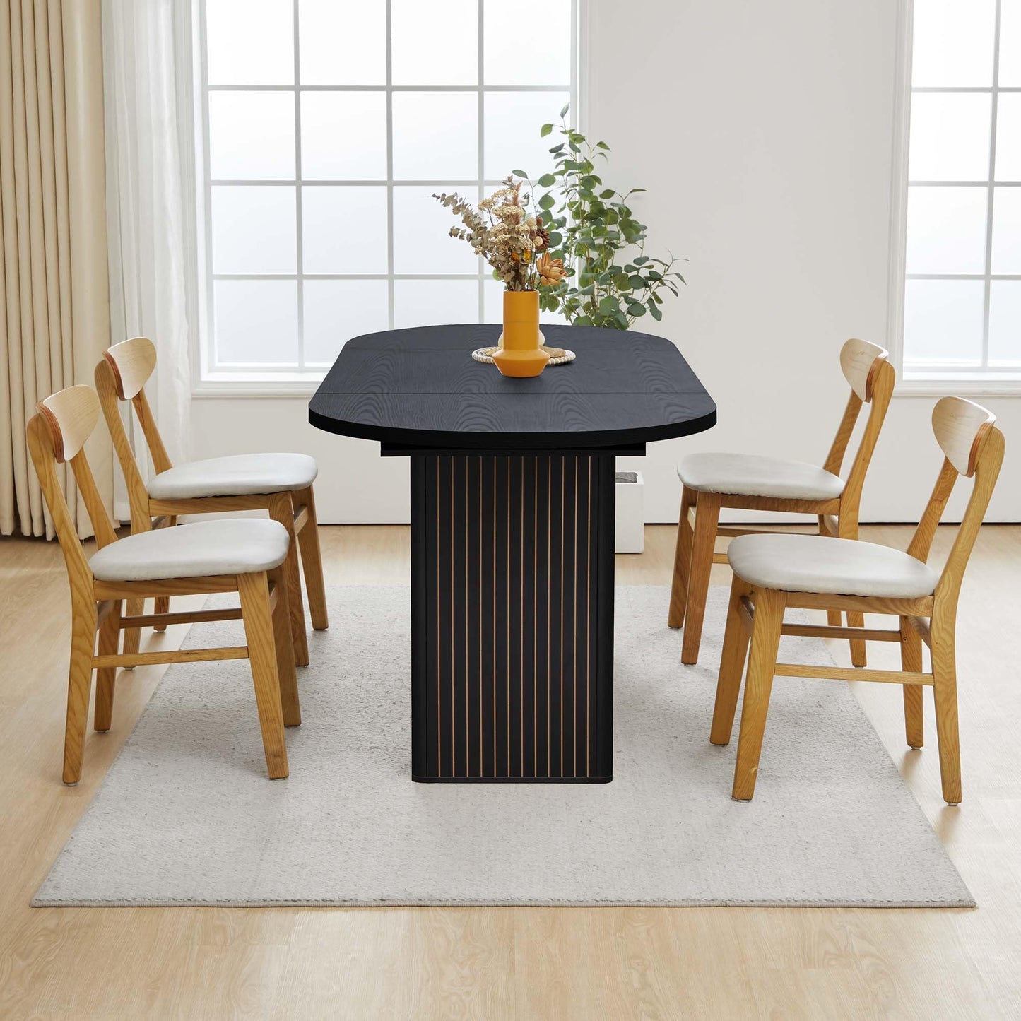 Black Kitchen Dining Table