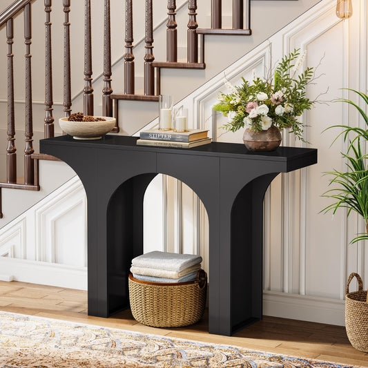 Black Console Table for Entryway