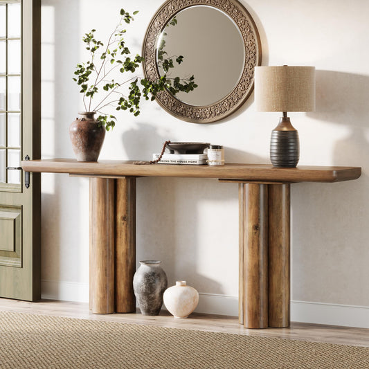 Farmhouse Sofa Console Table
