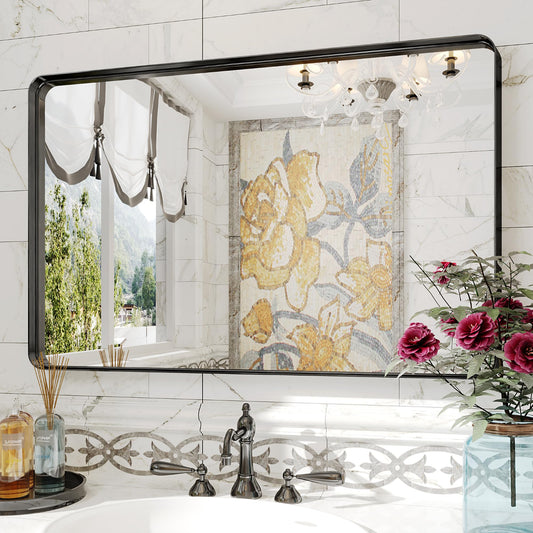 Wall Mounted Vanity  Round Corner Mirror
