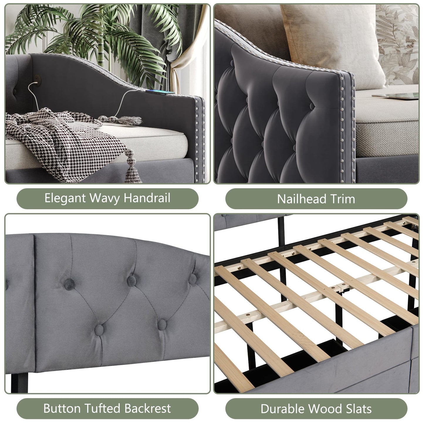 Daybed with Storage Drawers - Twin