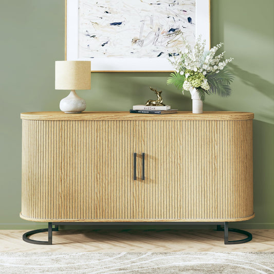Mid Century Sideboard Buffet Cabinet with Storage