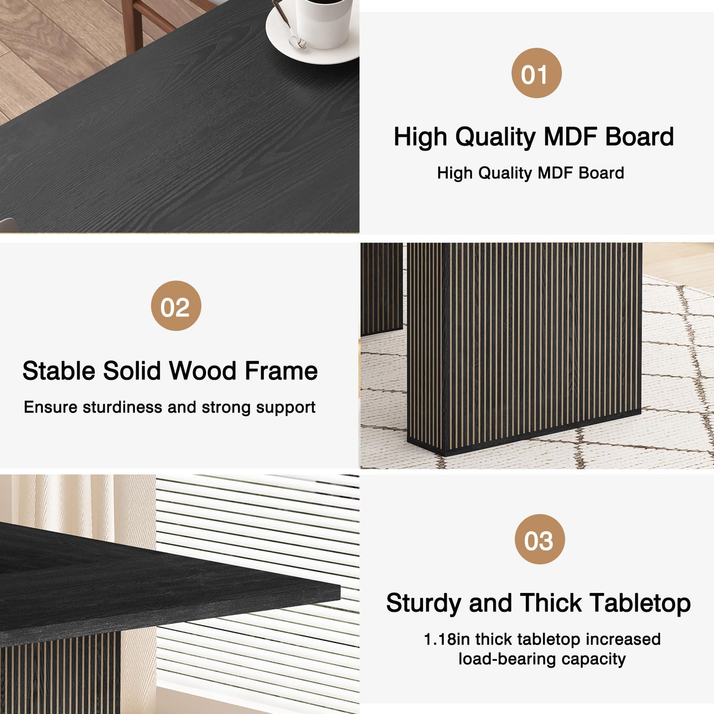 Black Dining Table