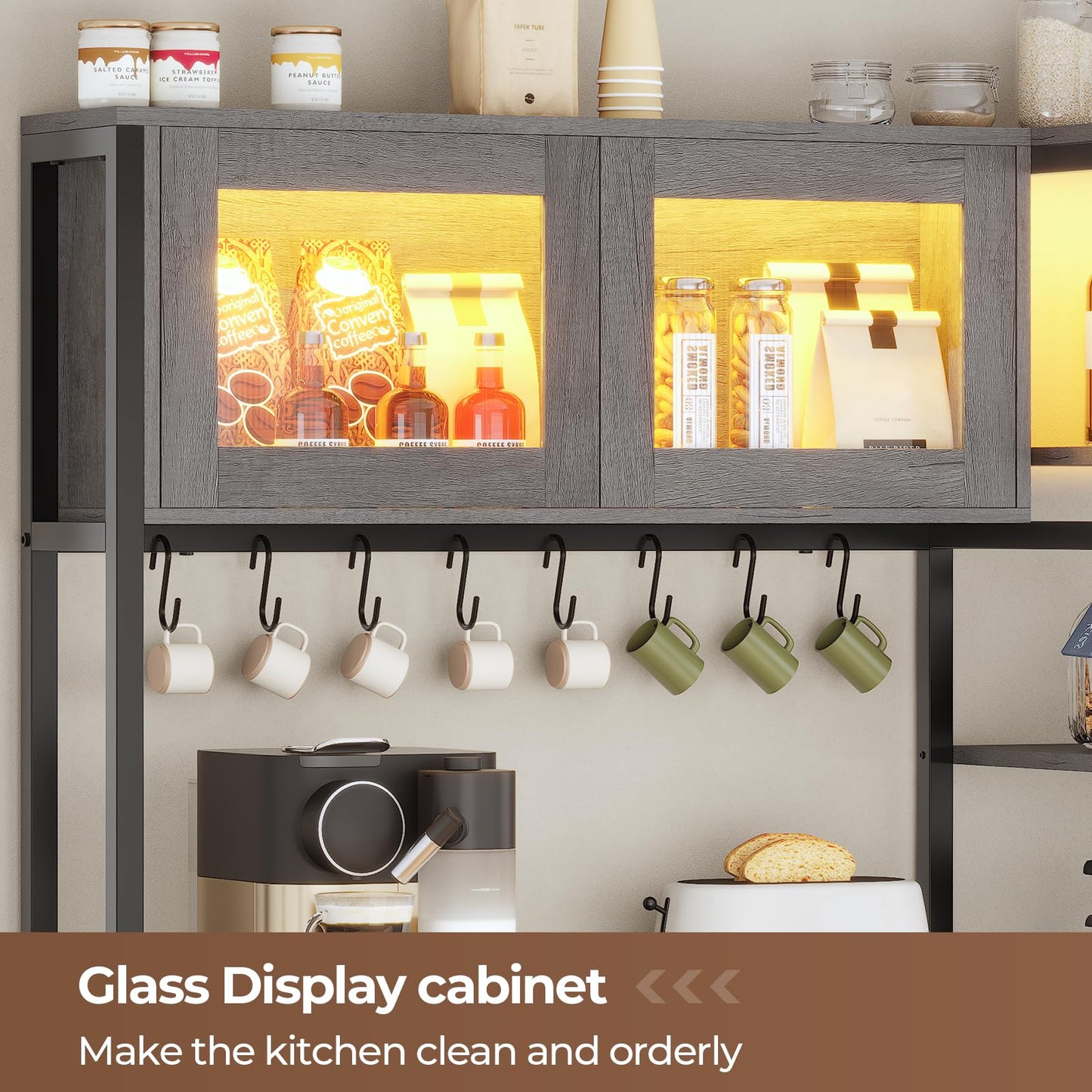 Grey Kitchen Rack