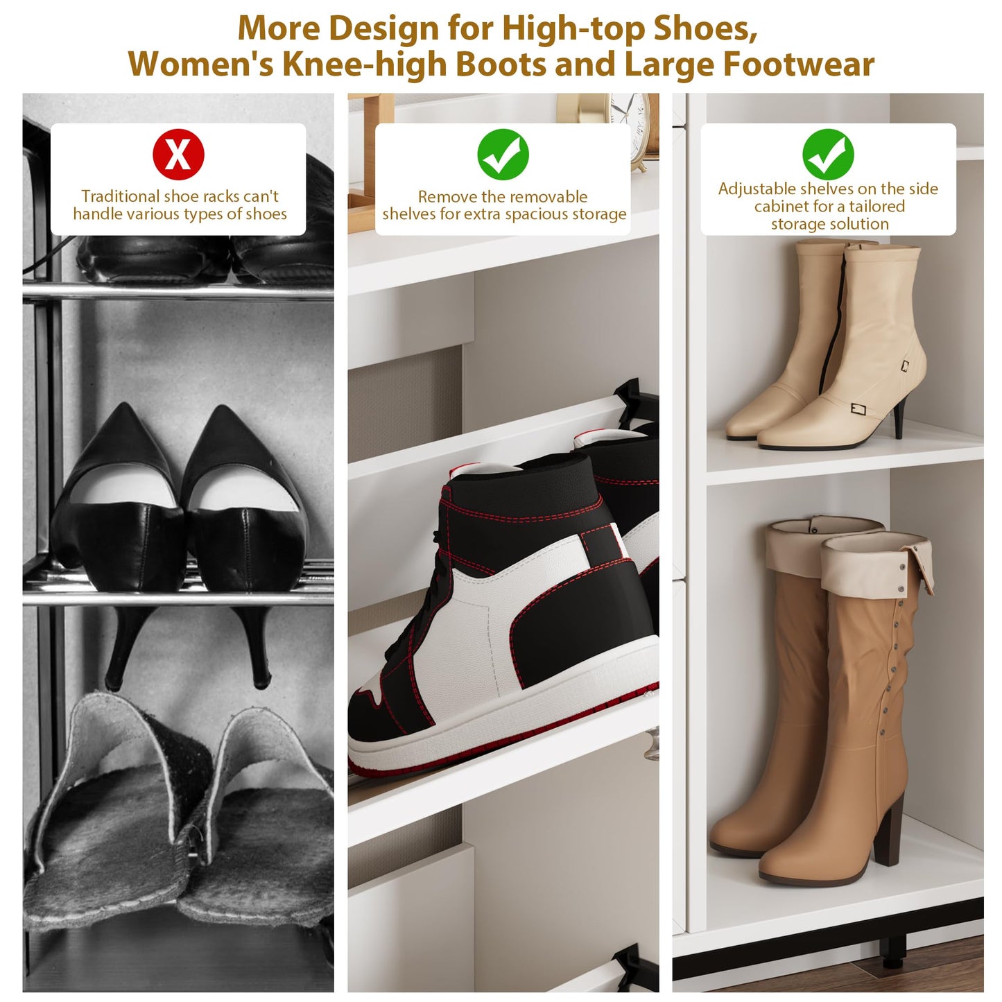 4-Tier Shoe Storage Cabinet