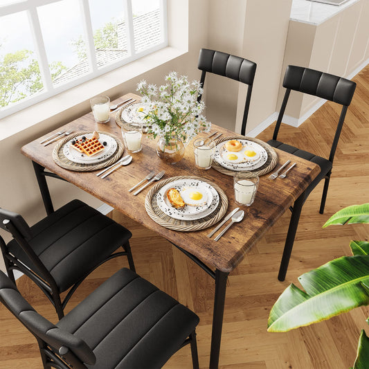 Rustic Brown Dining Table