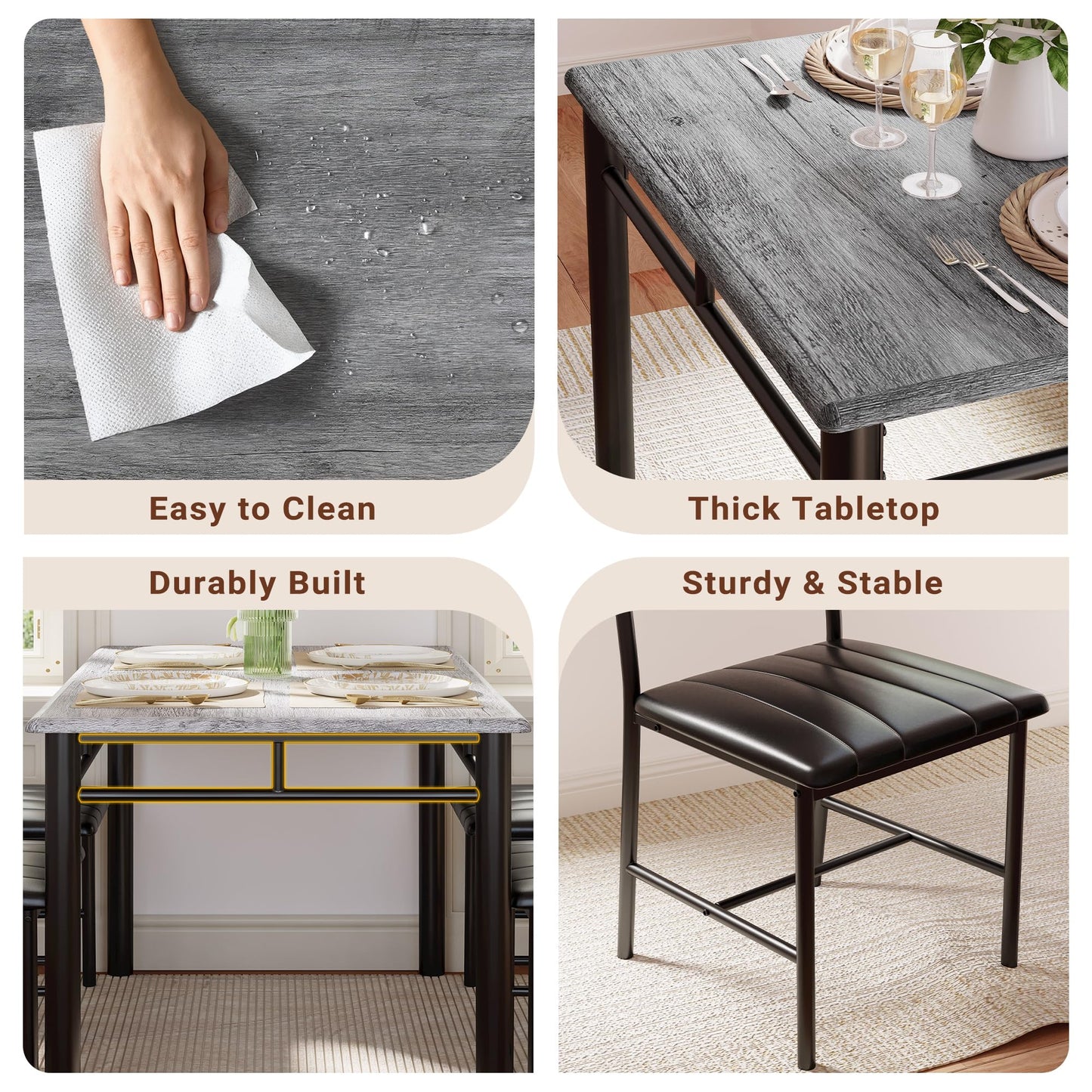 Grey Dining Table