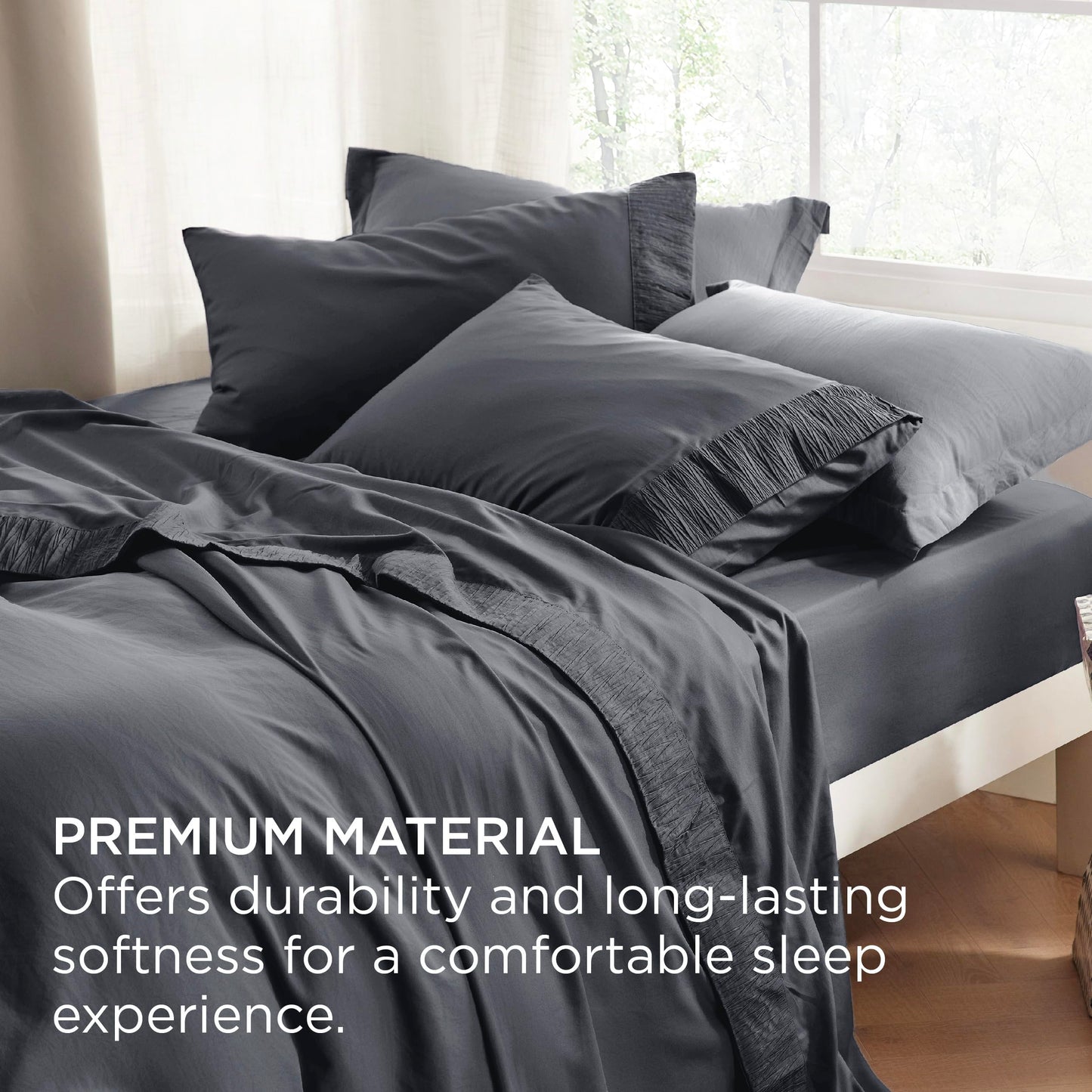 4 Pieces Luxury Bed Sheet Set