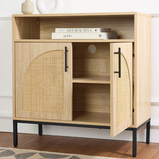 Rattan Sideboard Buffet Cabinet, Entryway Table