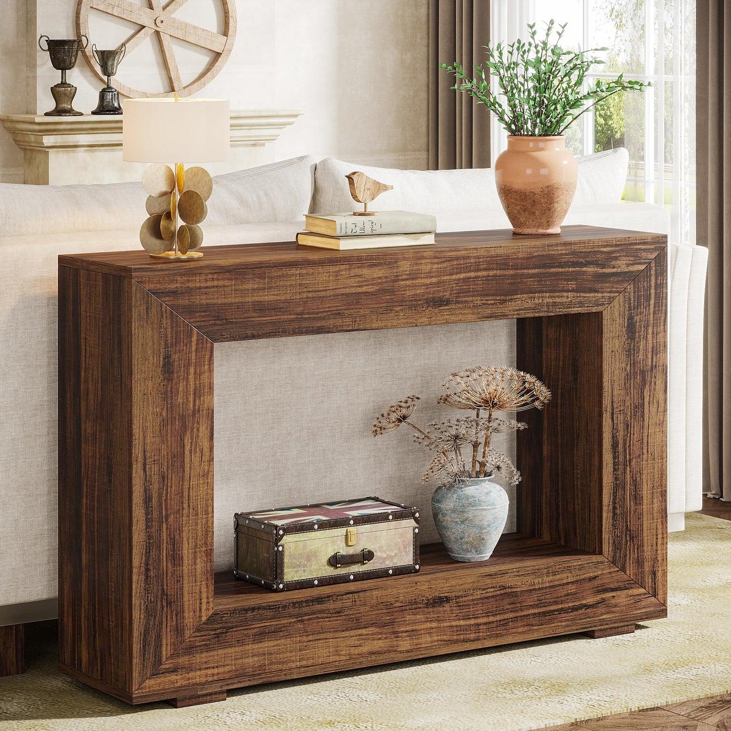 47 Inches Farmhouse Console Table