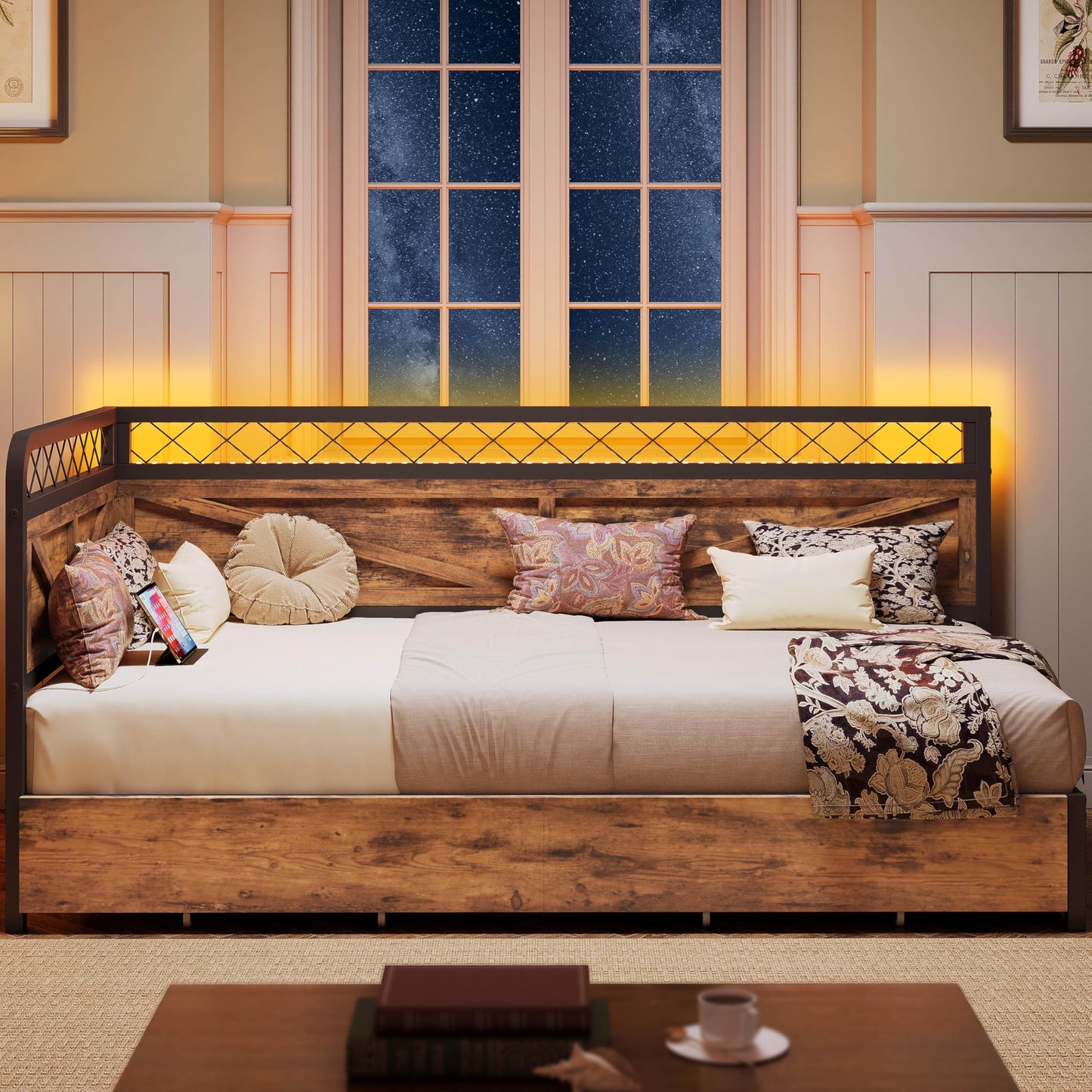 Twin Daybed with Storage Drawers
