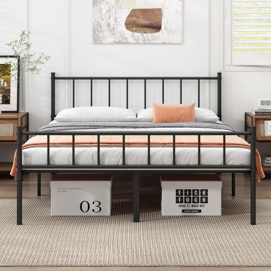 Classic Metal Platform Bed Frame
