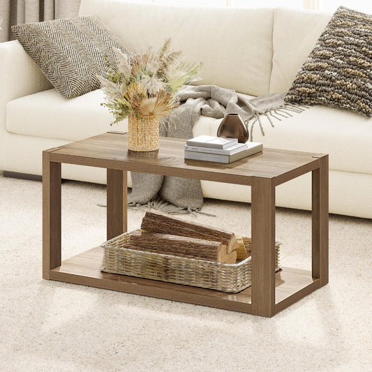 Reclaimed Caramel Farmhouse Rectangle Coffee Table
