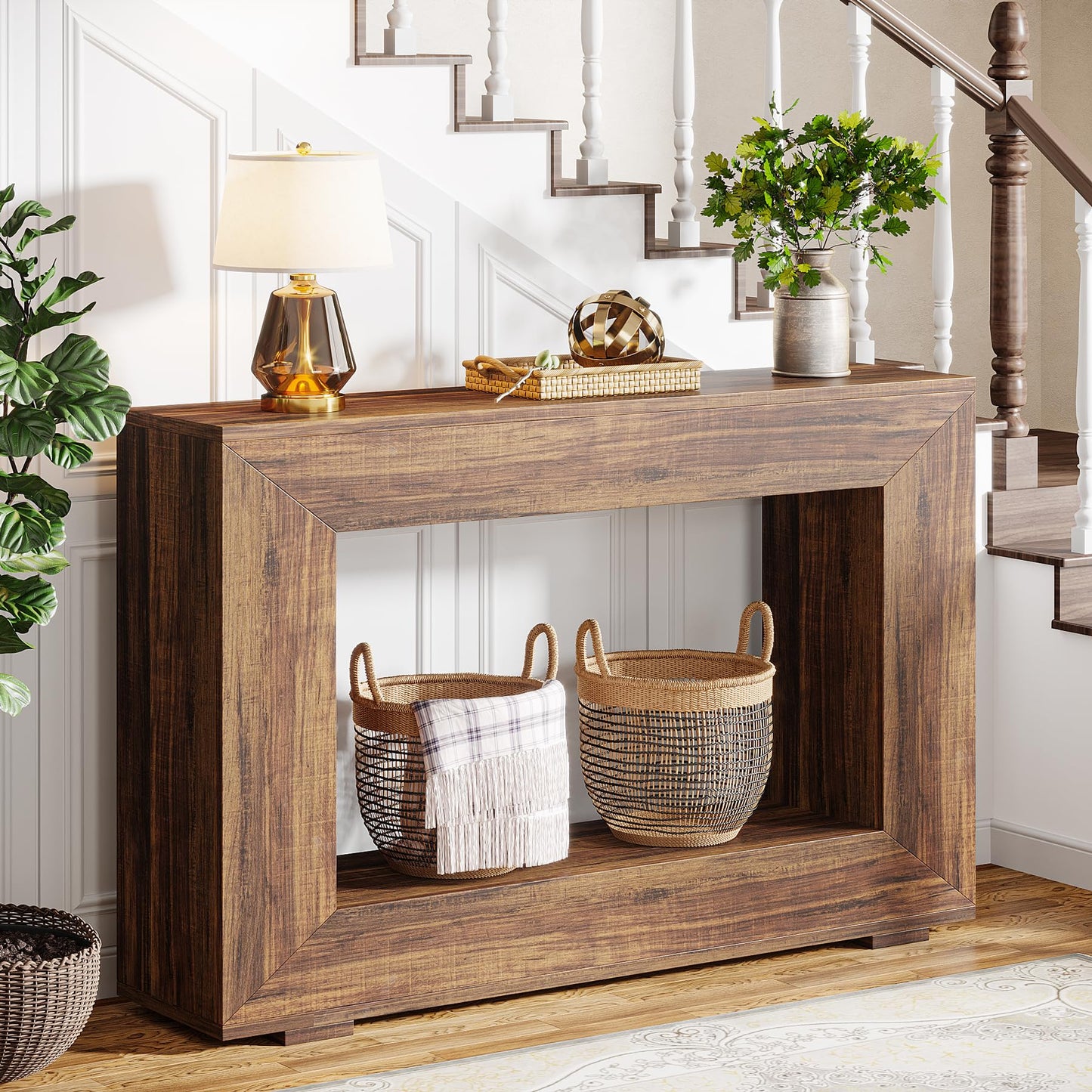 47 Inches Farmhouse Console Table