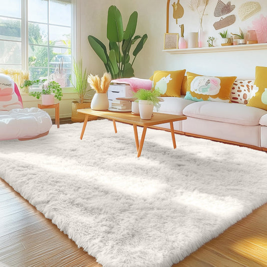 Ivory Area Rug(4' x 5.9')