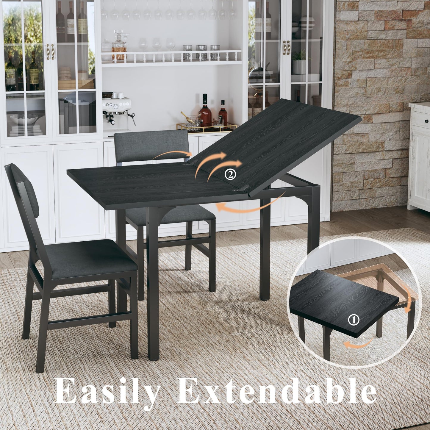 Black Dining Table