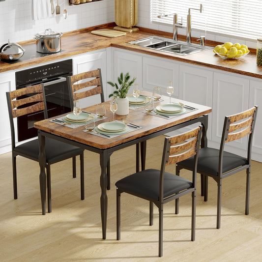 5 Piece Dining Table Set