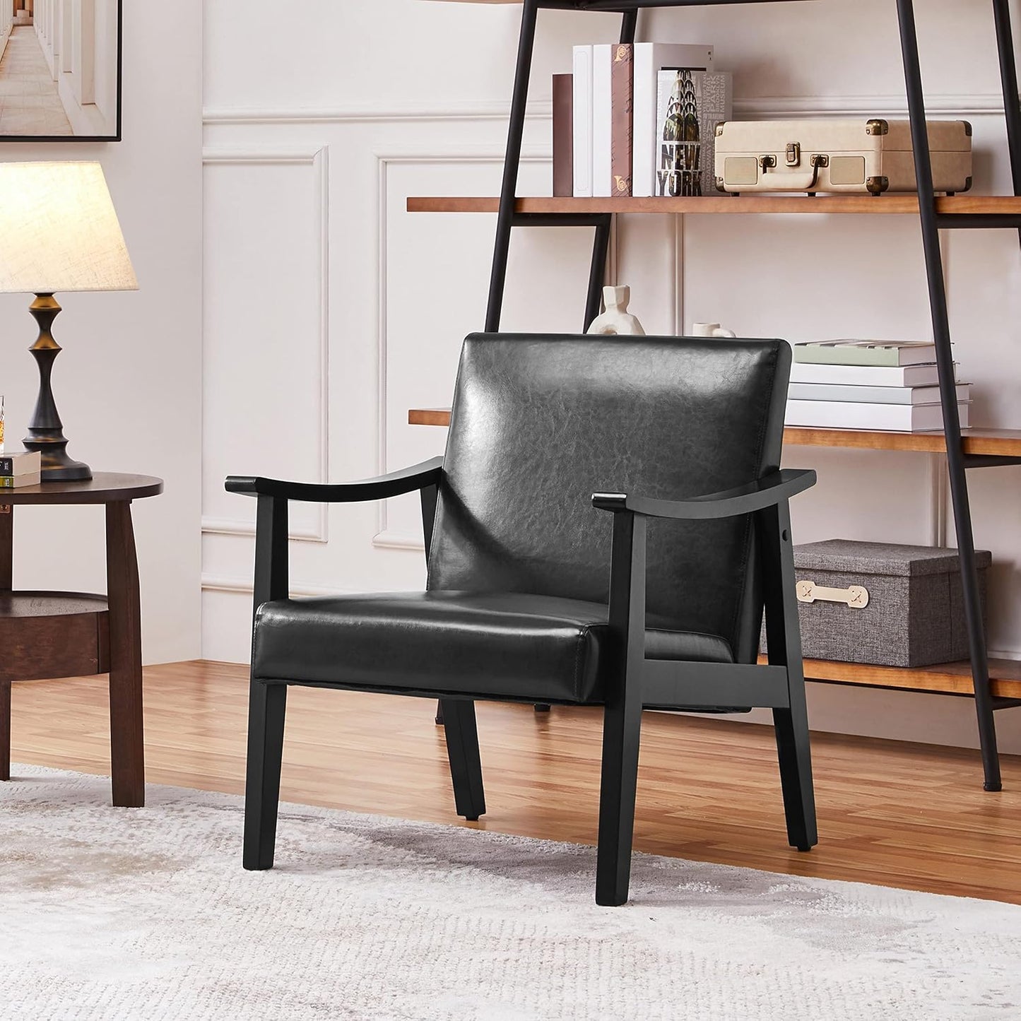 PU Leather Accent Chair