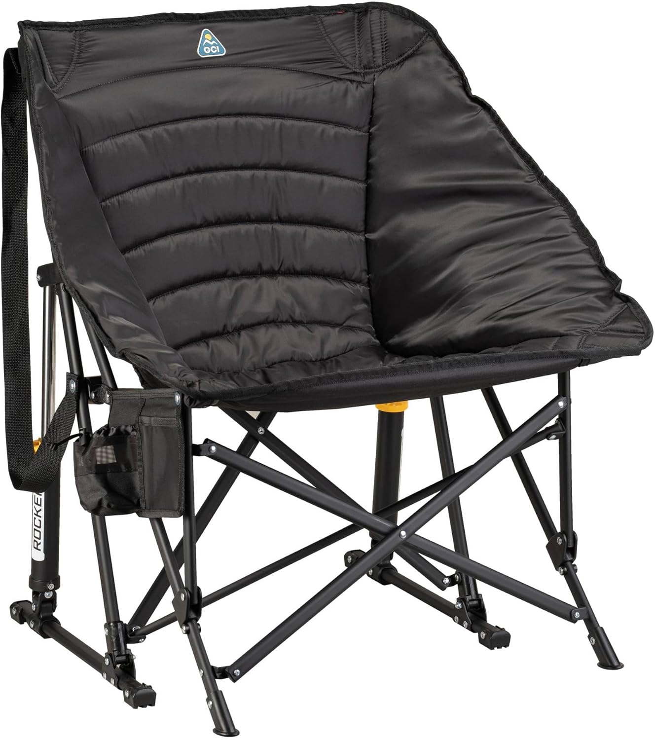 Outdoor Rocking Chair with SunShade Canopy