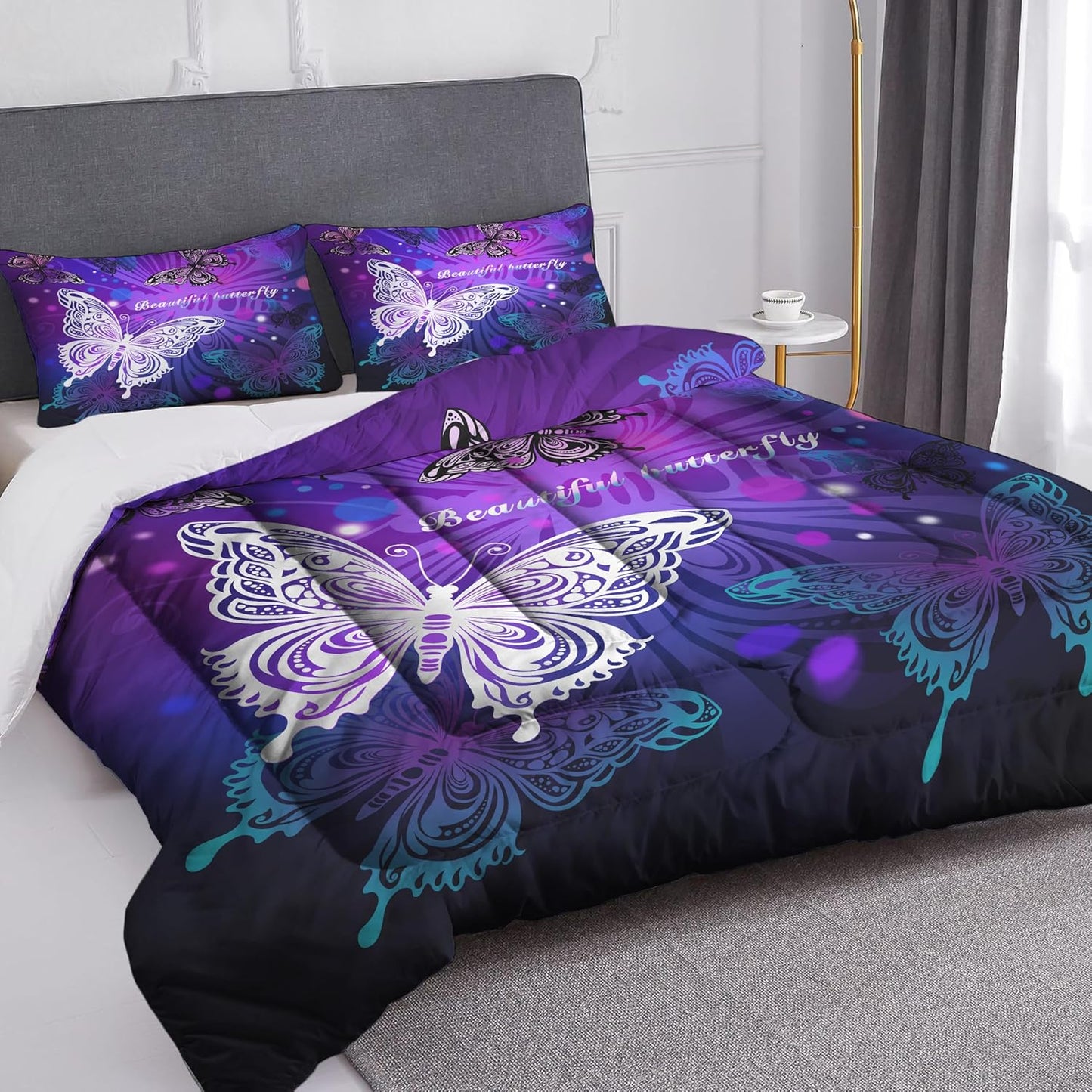 Comforter Twin Size Video Game Console Geometric Bedding Sets