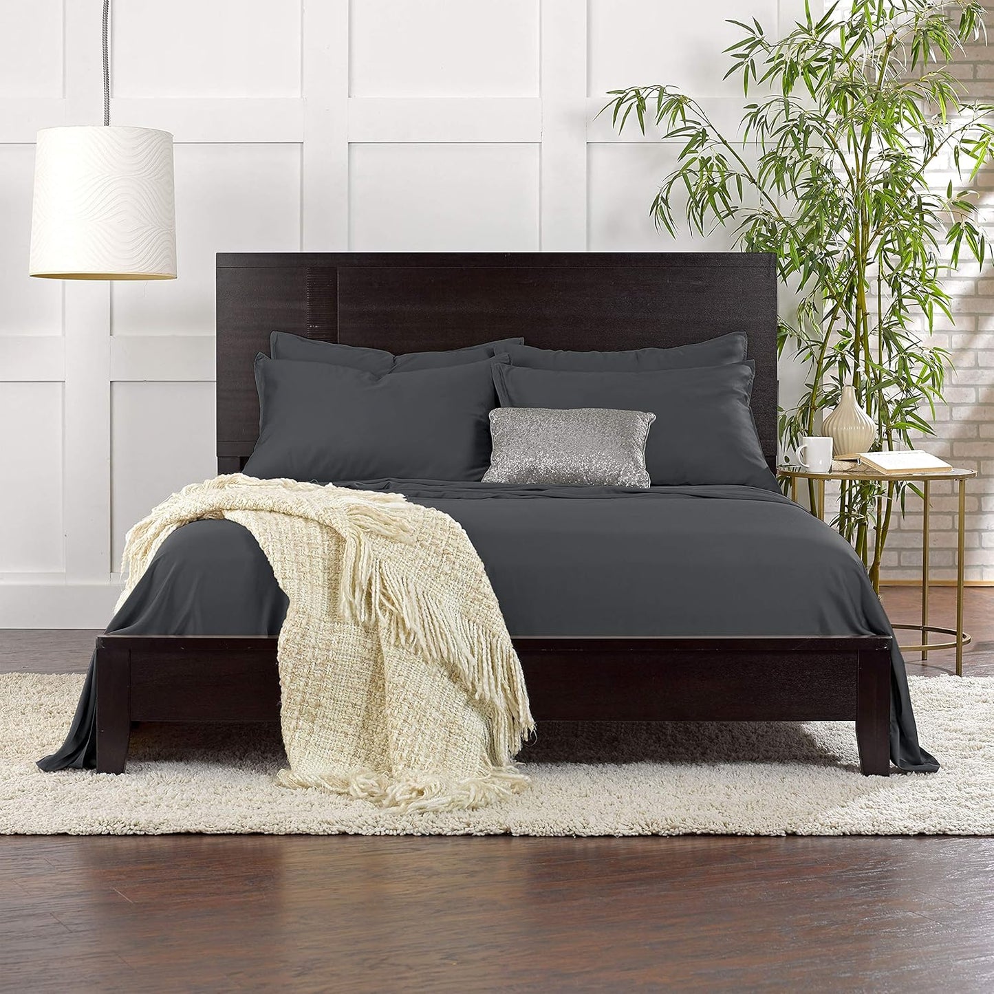 Bamboo bed sheet set