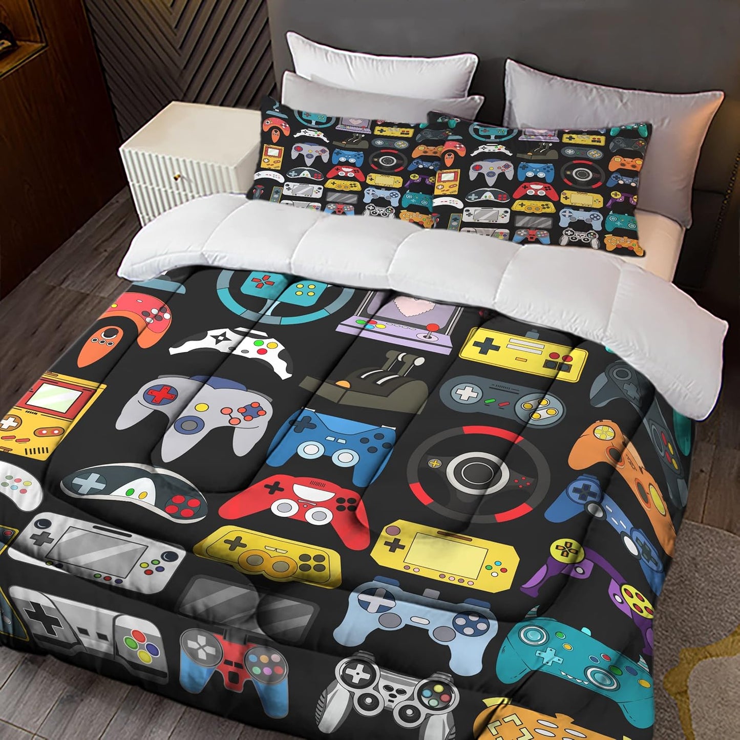 3D Purple Butterfly Bedding Twin Comforter Set
